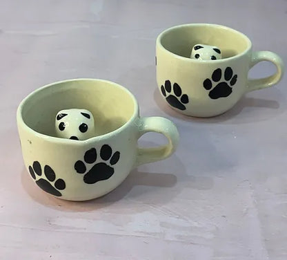 3D Panda Coffee Mug & Snack Plate Combo