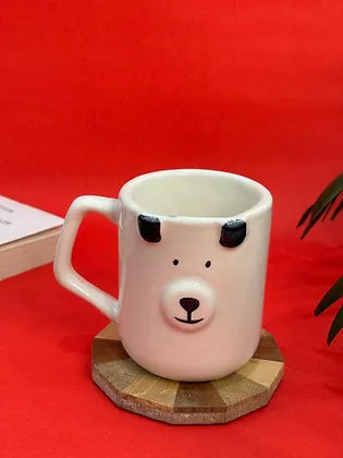 3D Panda Coffee Mug & Saucer Set