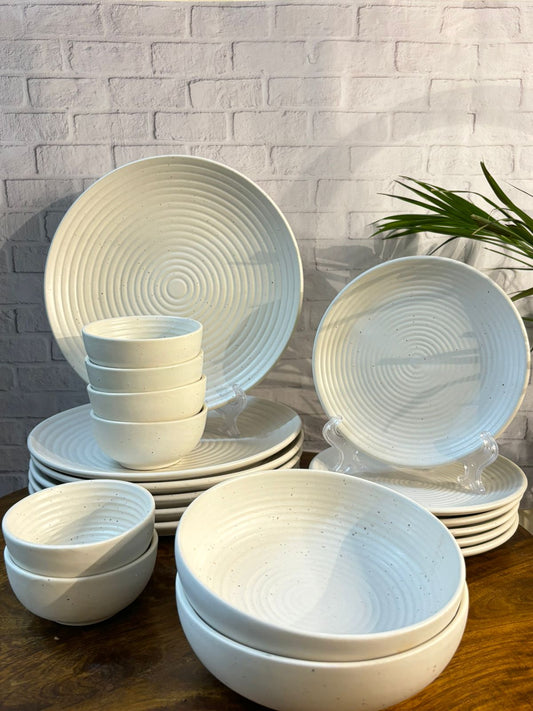 White Dinner Set (Set of 20)