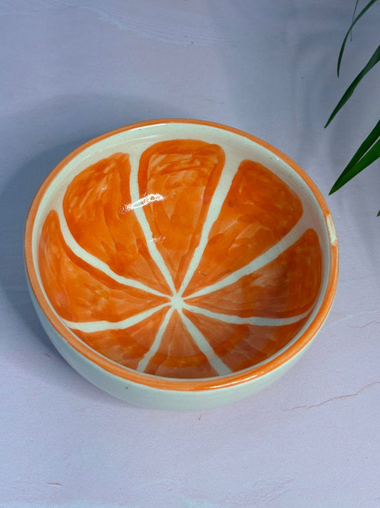 Orange Snack Bowl