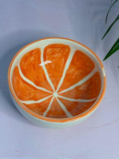 Orange Snack Bowl