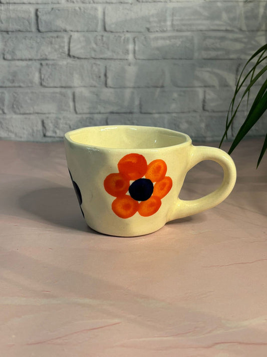 Orange and Blue Coffee Mug