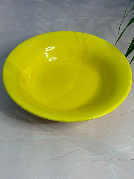 Yellow Pastel Pasta Plate