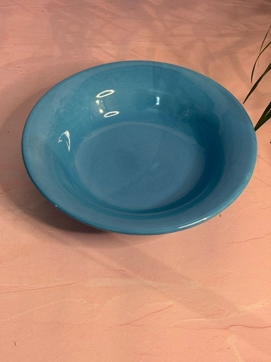 Sky Blue Pastel Pasta Plate