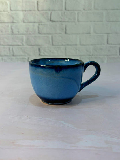 Blue Glaze Tea Cups (Set of 2)