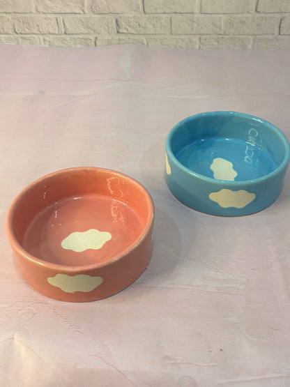 Pink & Blue Clouds Snack Bowls Combo Set of 2