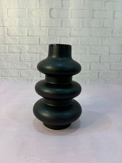 Black Ring Vase