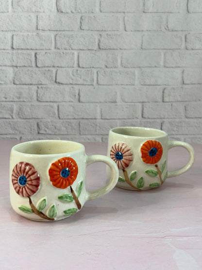 3D Flower Coffee Mug