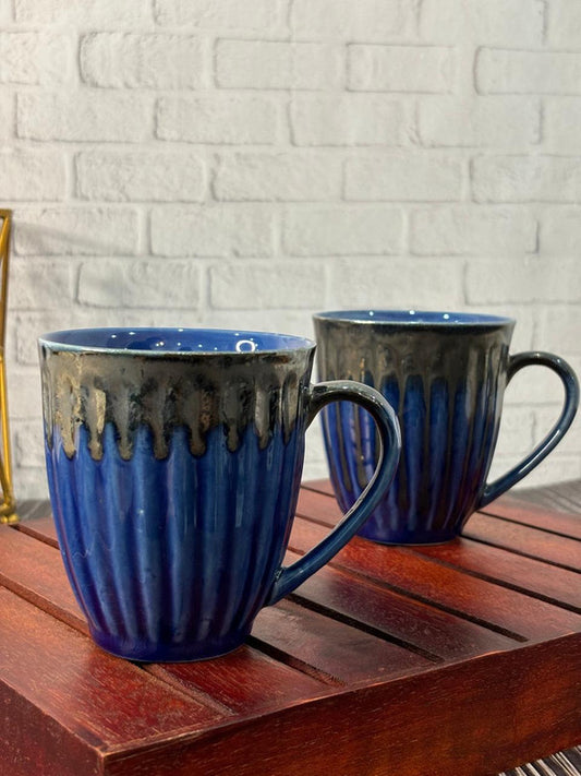 Blue Glaze Coffee Mug