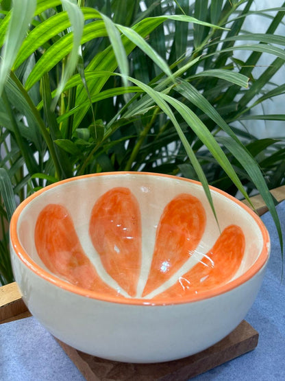 Orange Snack Bowl