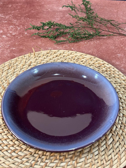 Purple Glaze Quarter Plate