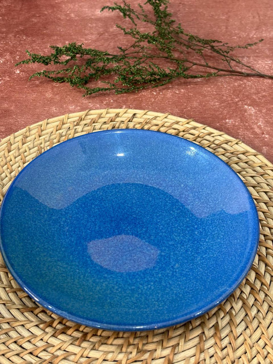 Blue Glaze Quarter Plate