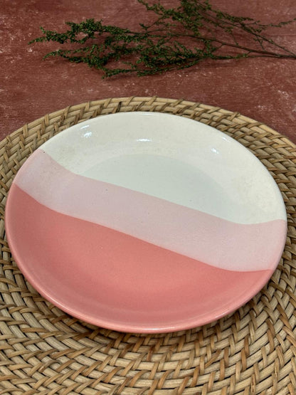 Pink Dual Shade Dinner Set (Set of 3)