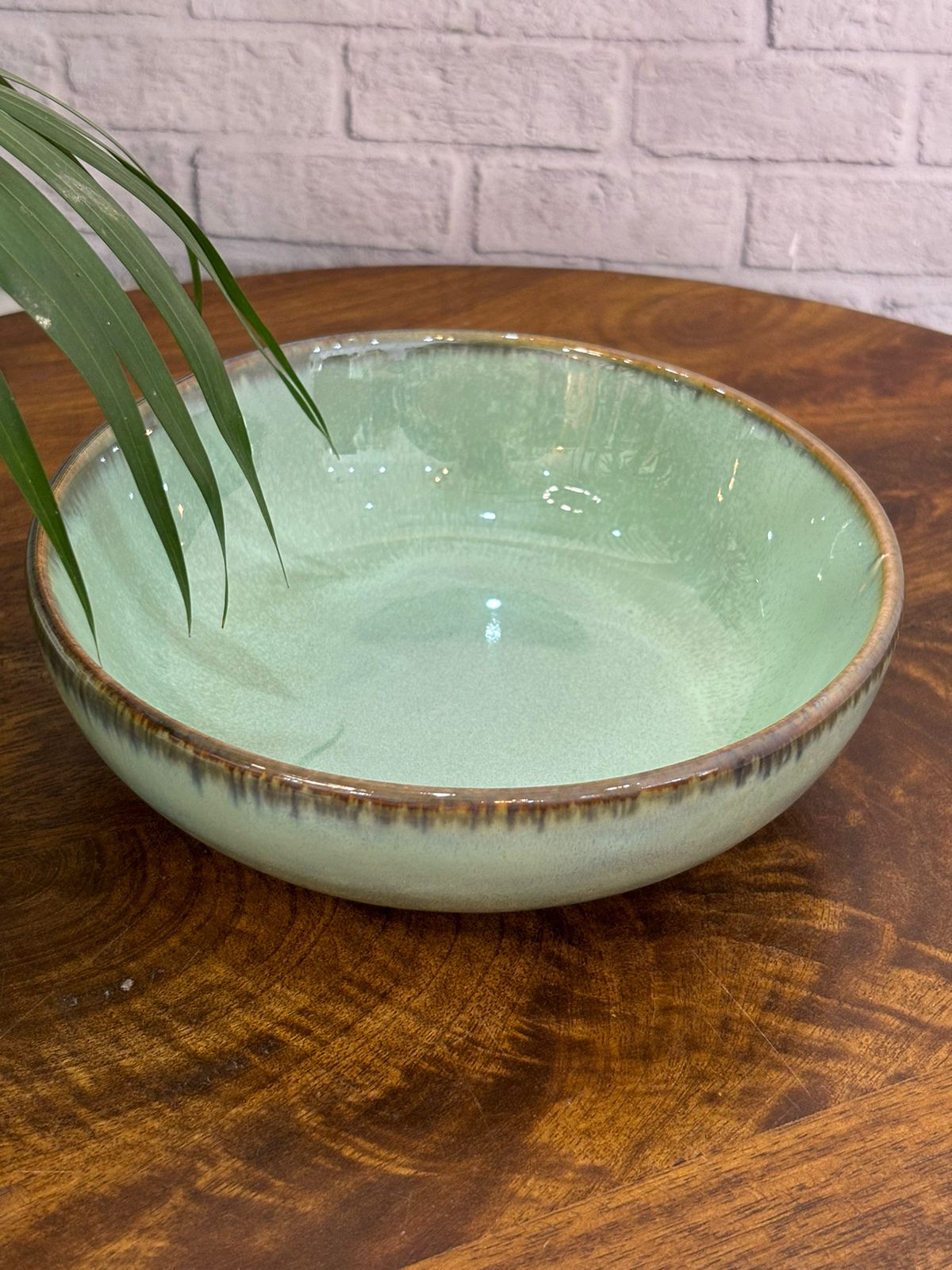 Mint-Green Serving/Salad Bowl