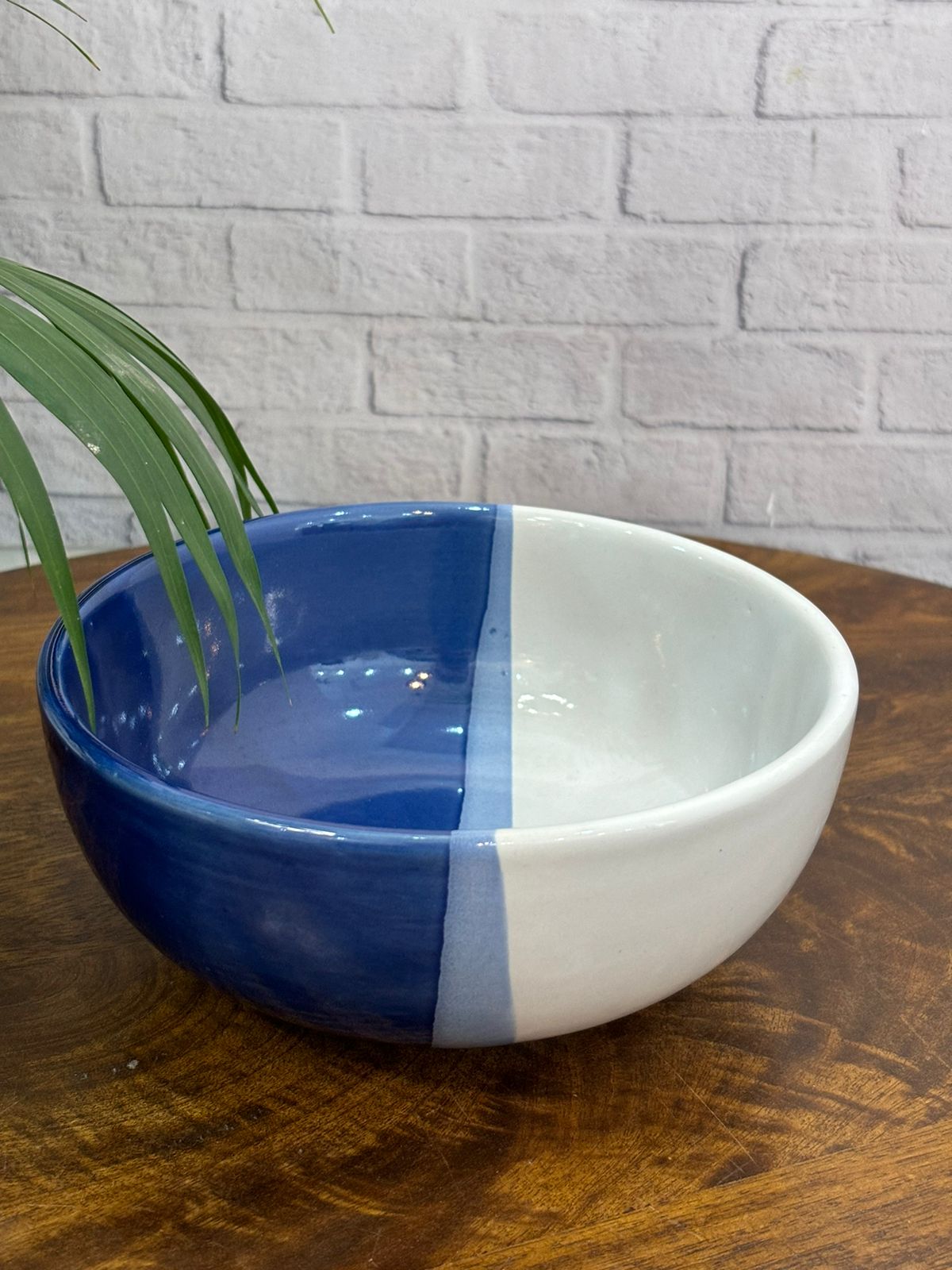 Blue Dual Shade Serving/Salad Bowl