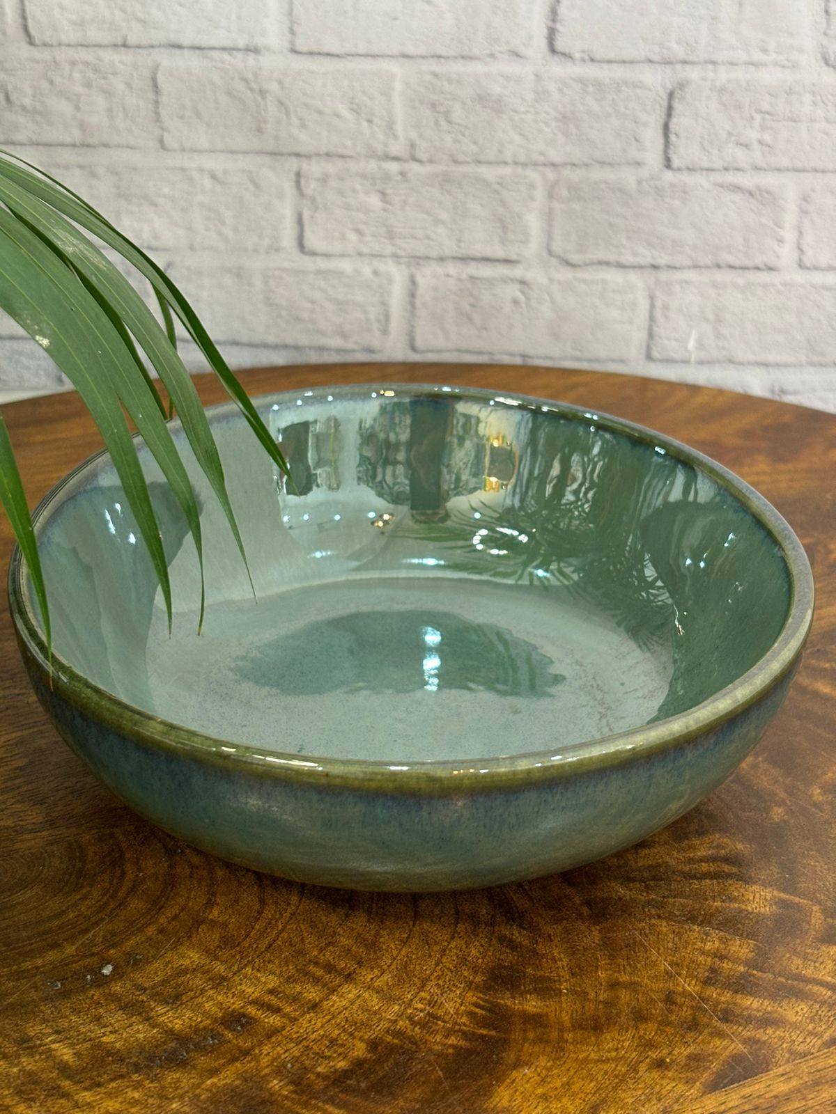 Olive Green Serving/Salad Bowl