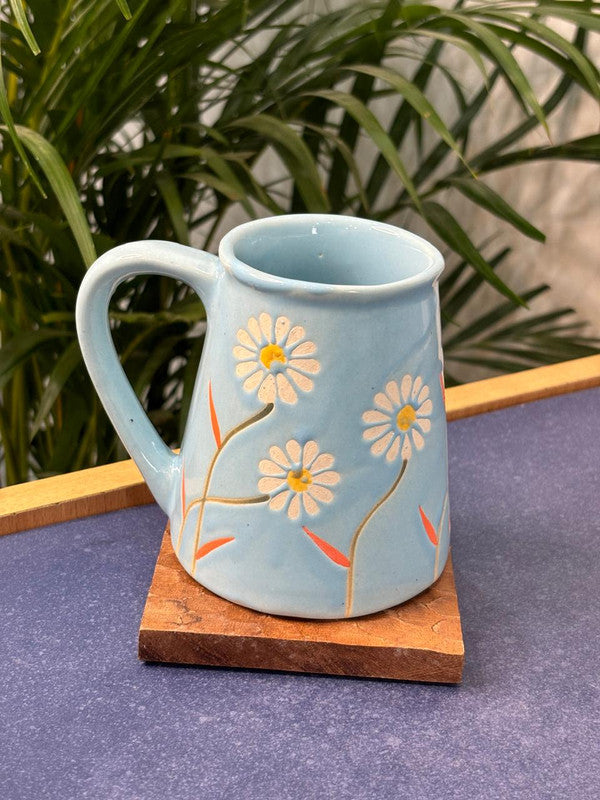 Blue Sunflower Coffee Mug