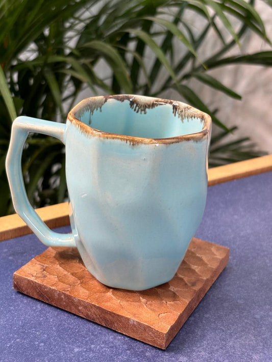 Sky Blue Glaze Coffee Mug