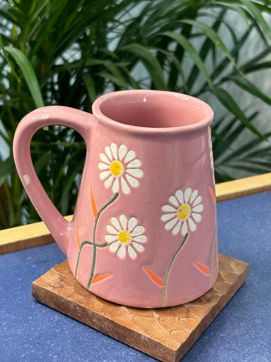 Pink Sunflower Coffee Mug