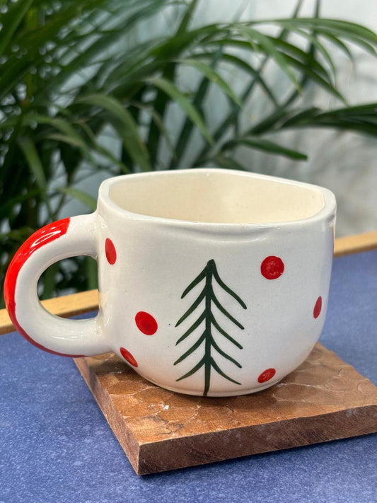 Red Green Christmas Theme Coffee Mug