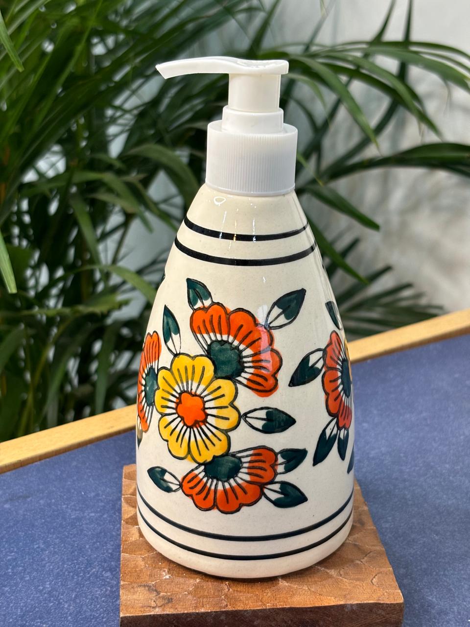 Multicolor Floral Handwash Dispenser