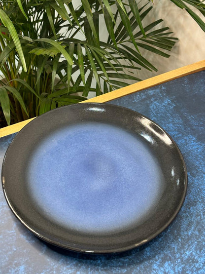 Blue Black Glaze Dinner Plate