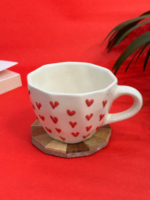 3D Red Heart Coffee Mug