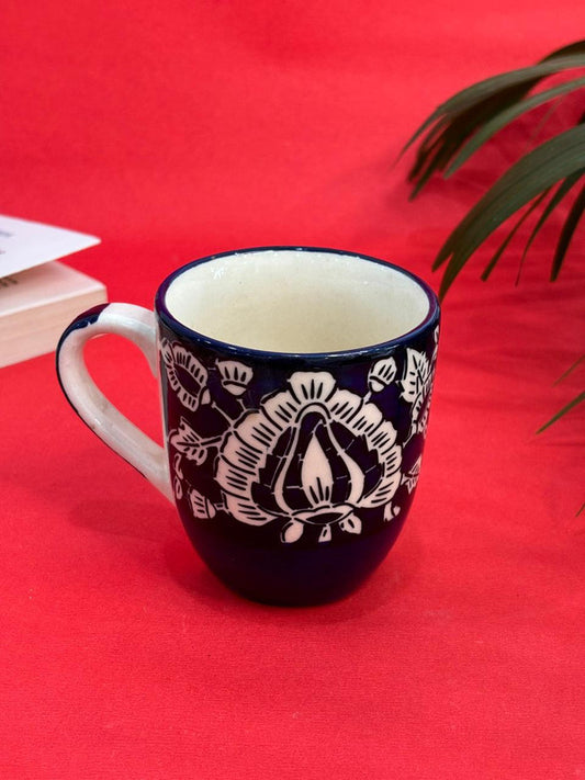 Blue Mughal Pattern Coffee Mug