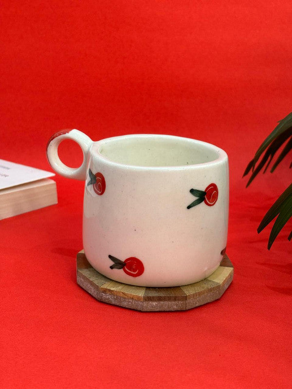 Red Cherry Round Coffee Mug