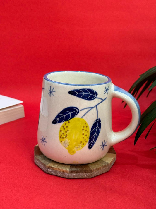 Lemon Print Coffee Mug