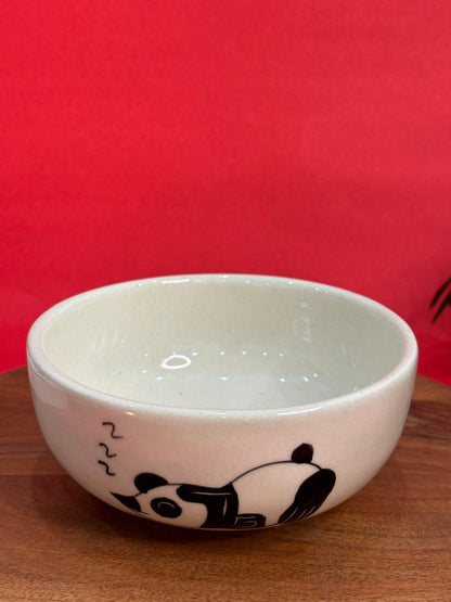 Lazy Panda Hand-painted Snack Bowl