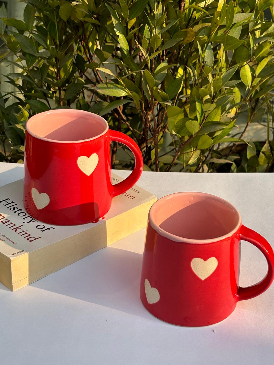 Red Heart Coffee Mug