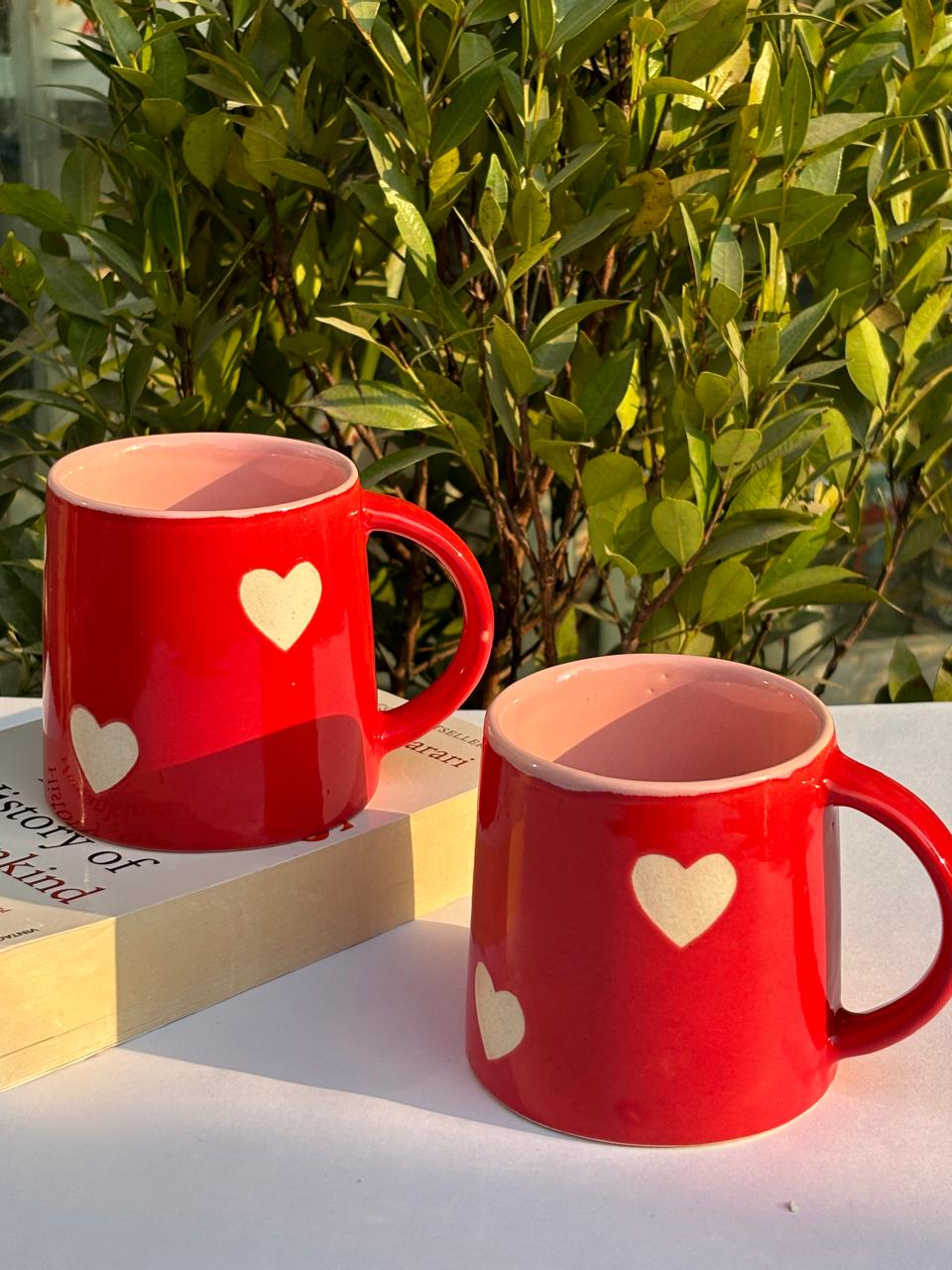 Red Heart Coffee Mug