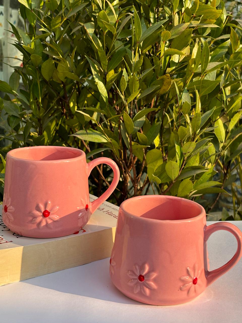 Pink Lilly Flower Pinterest Coffee Mug