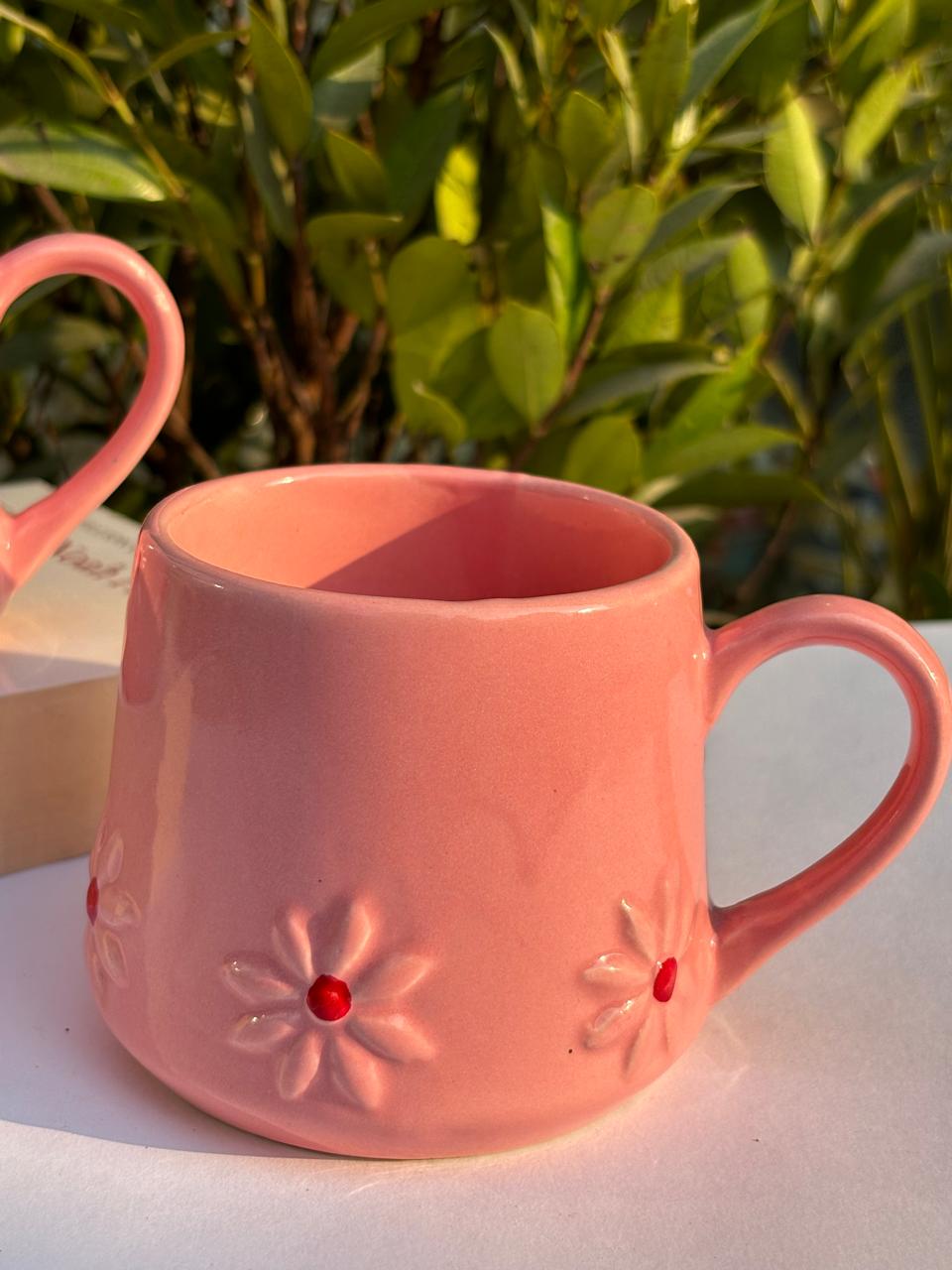 Pink Lilly Flower Pinterest Coffee Mug