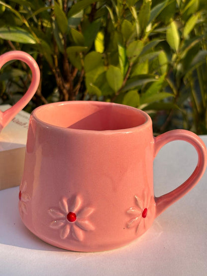 Pink Lilly Flower Pinterest Coffee Mug