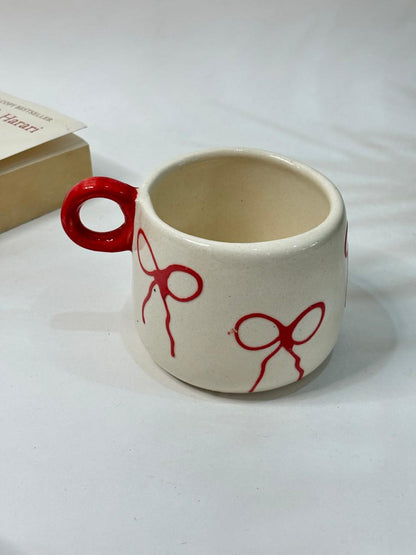 Pink 3D Bow Coffee Mug