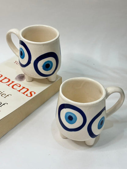 Evil Eye Leg Coffee Mug