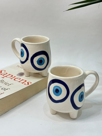 Evil Eye Leg Coffee Mug