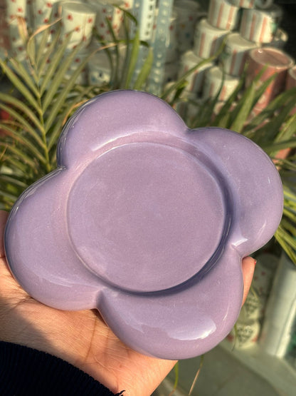 Purple Snack Plate