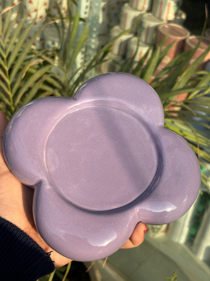 Purple Snack Plate