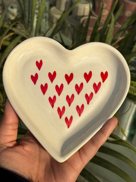 Heart Shape Snack Plate