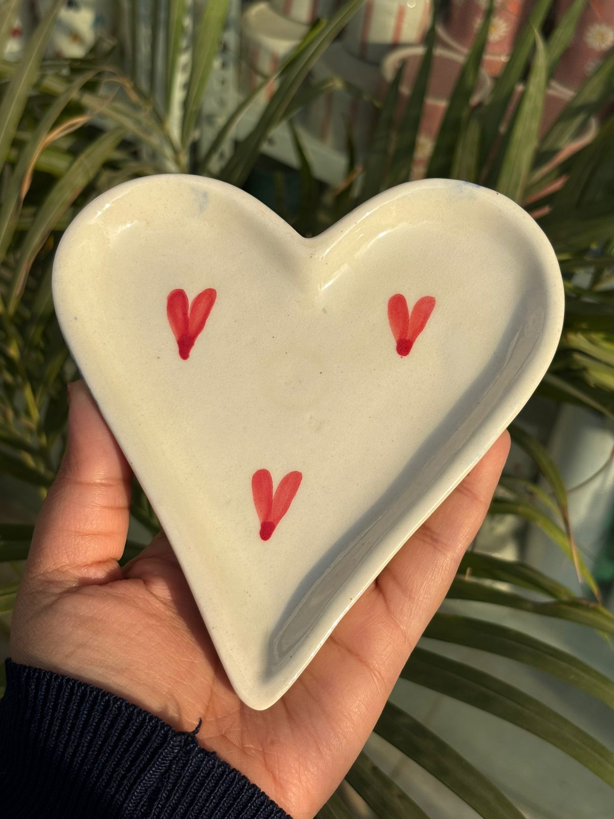 Heart Shape Medium Snack Plate