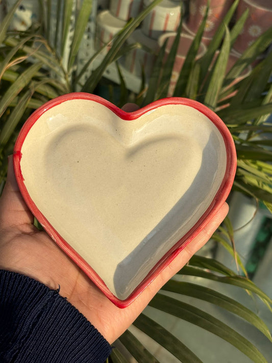 Heart Shape Snack Plate