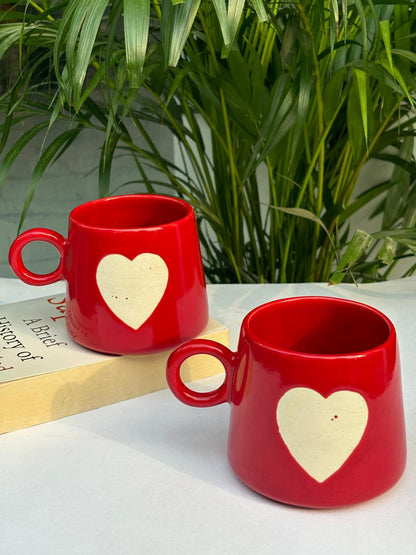 Big Red Heart Coffee Mug