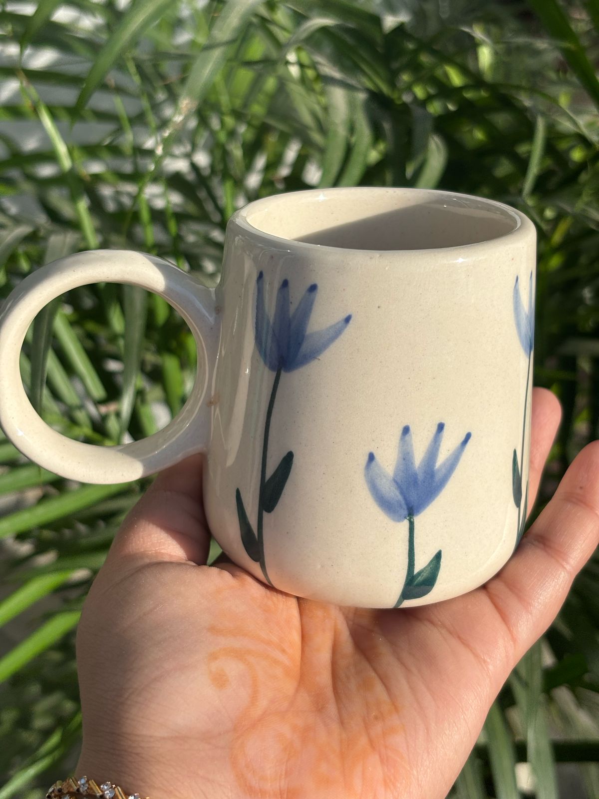 Azure Bloom Mug