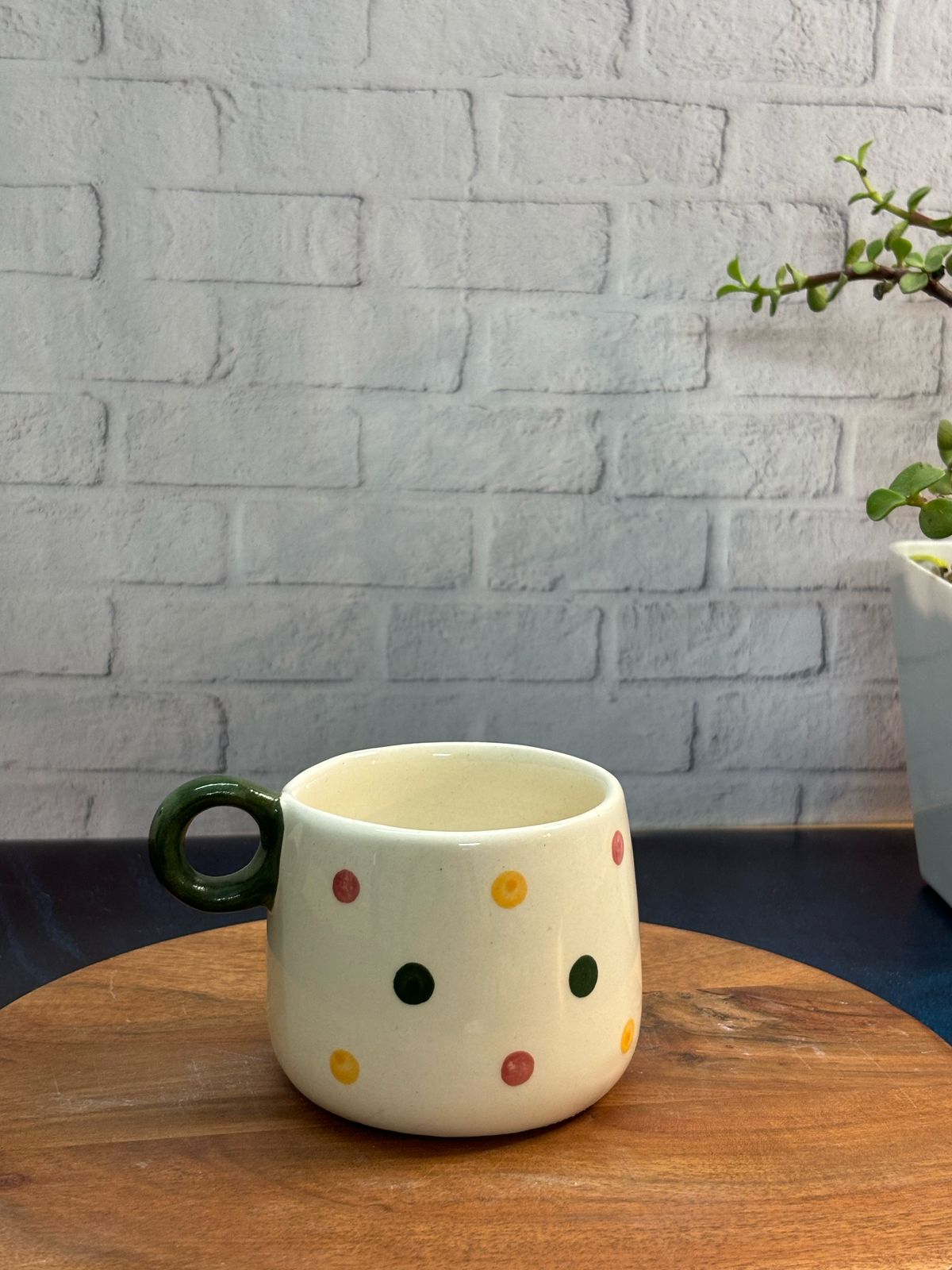 Multi-color Big Polka Dot Coffee Mug 2