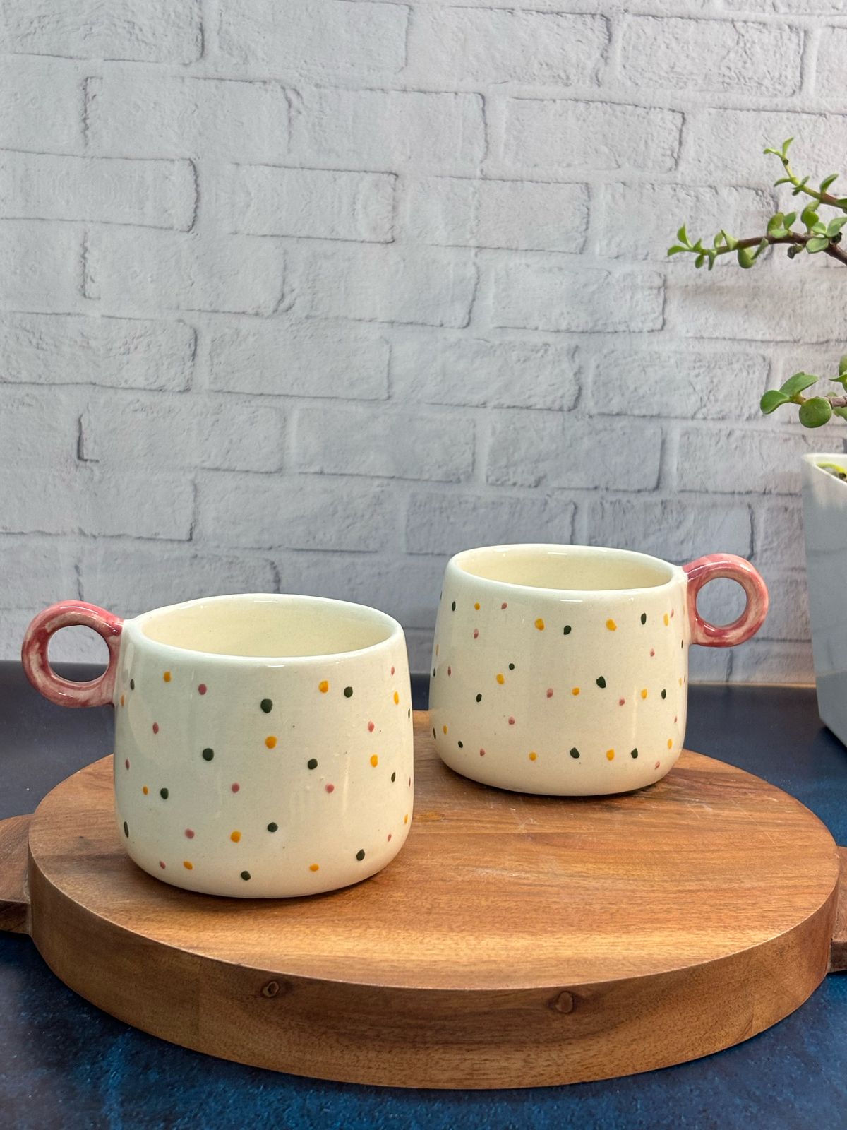 Multi-color Small Polka Dot Coffee Mug 2