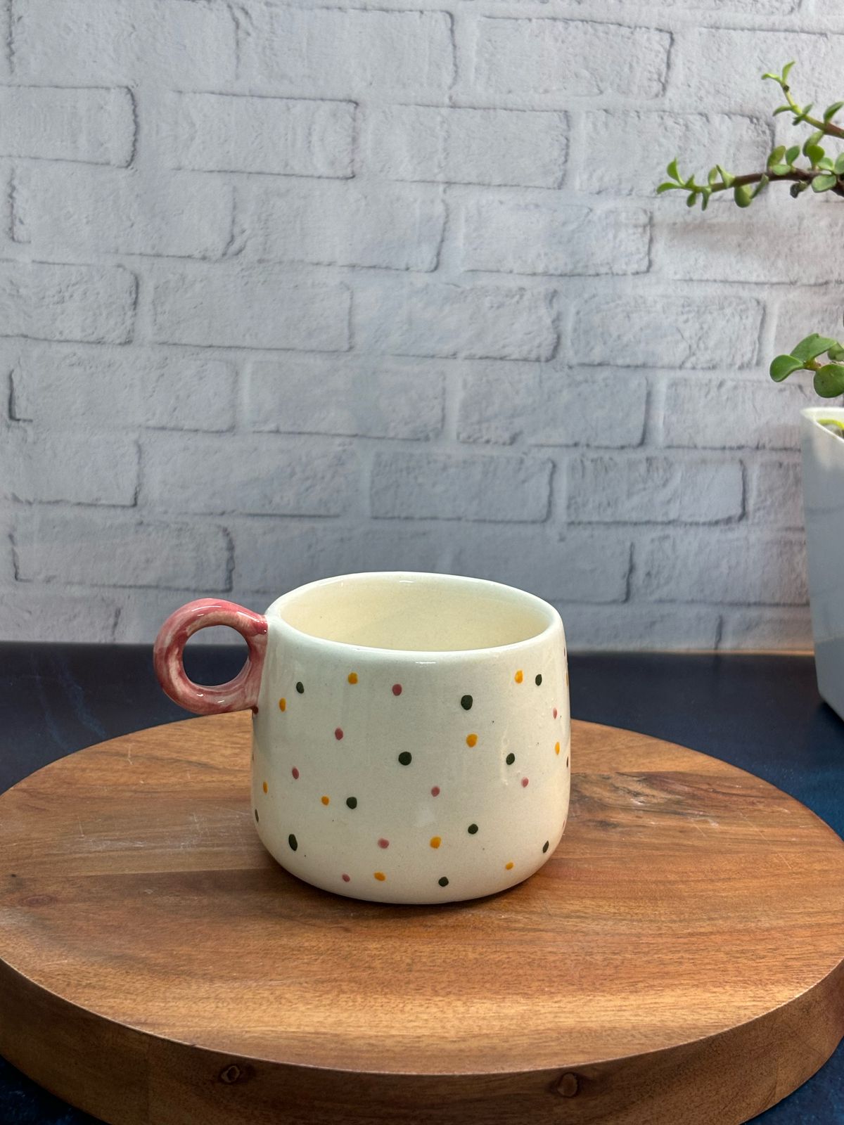 Multi-color Small Polka Dot Coffee Mug 2