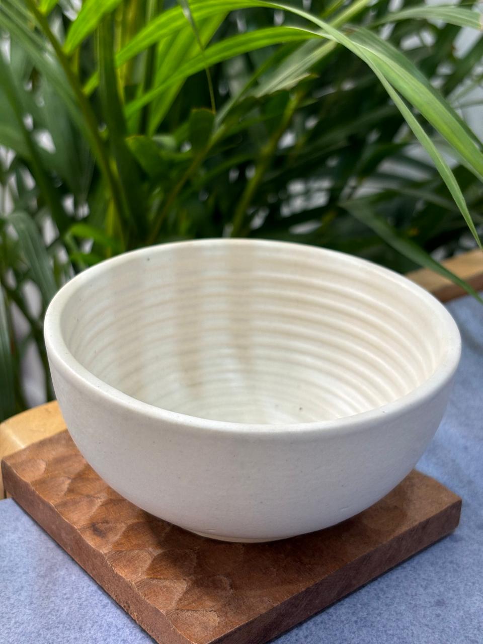 White Curry Bowl Set of 2